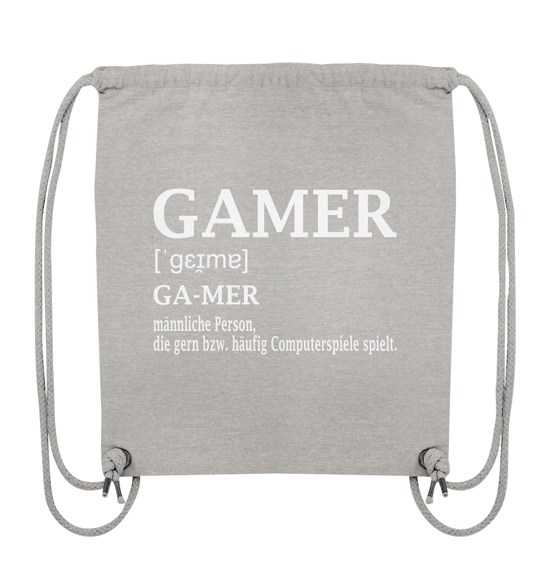 Trashball "Gamer Defintion" - Organic Gym-Bag