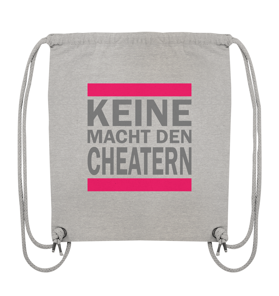 Trashball "Keine Macht den Cheatern" - Organic Gym-Bag