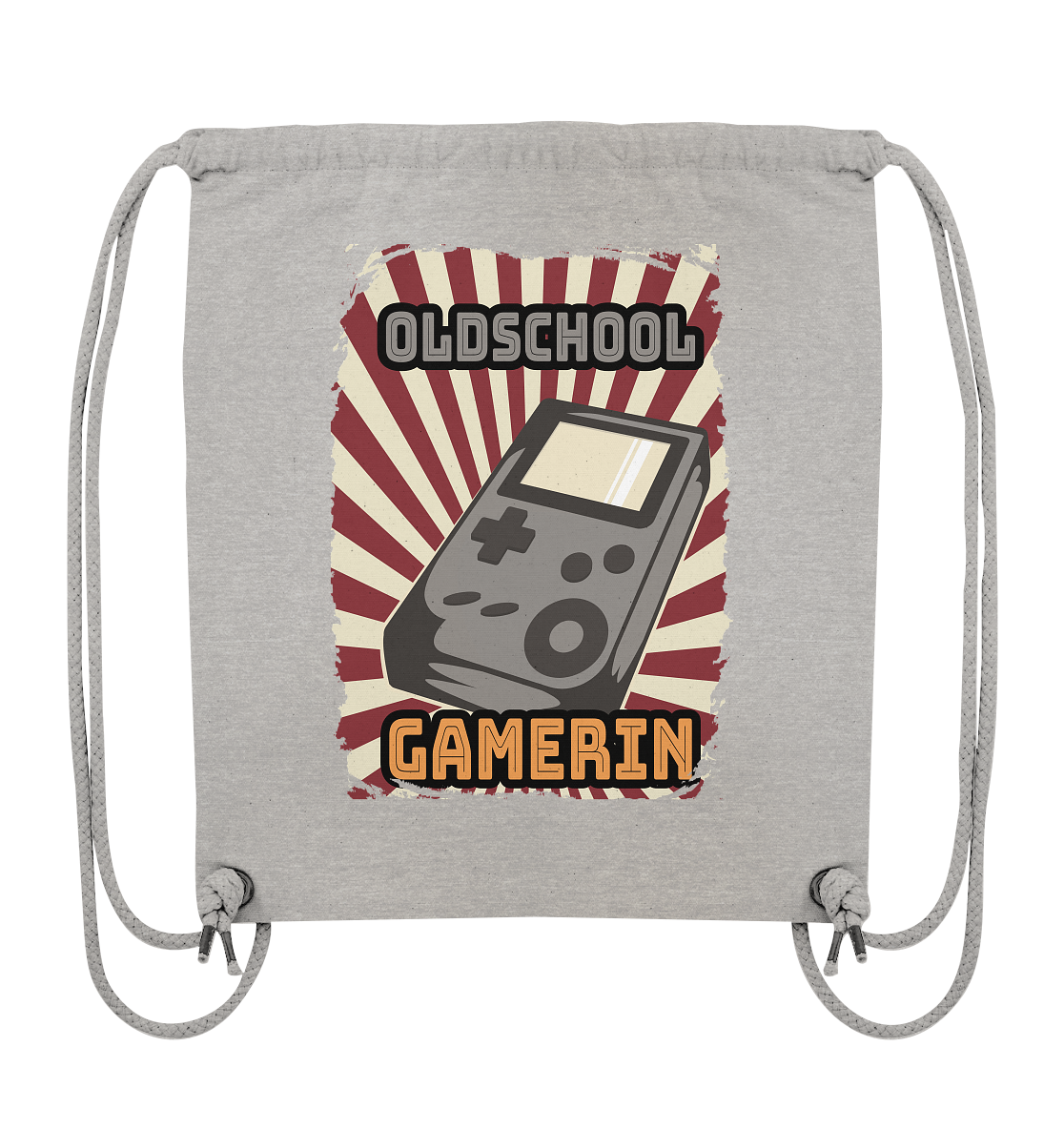 Trashball "Oldschool Gamerin" - Organic Gym-Bag