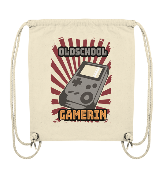 Trashball "Oldschool Gamerin" - Organic Gym-Bag