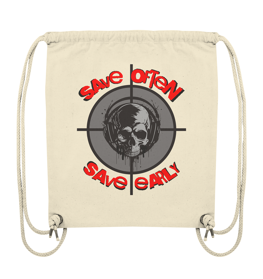 Trashball "Save Often" - Organic Gym-Bag