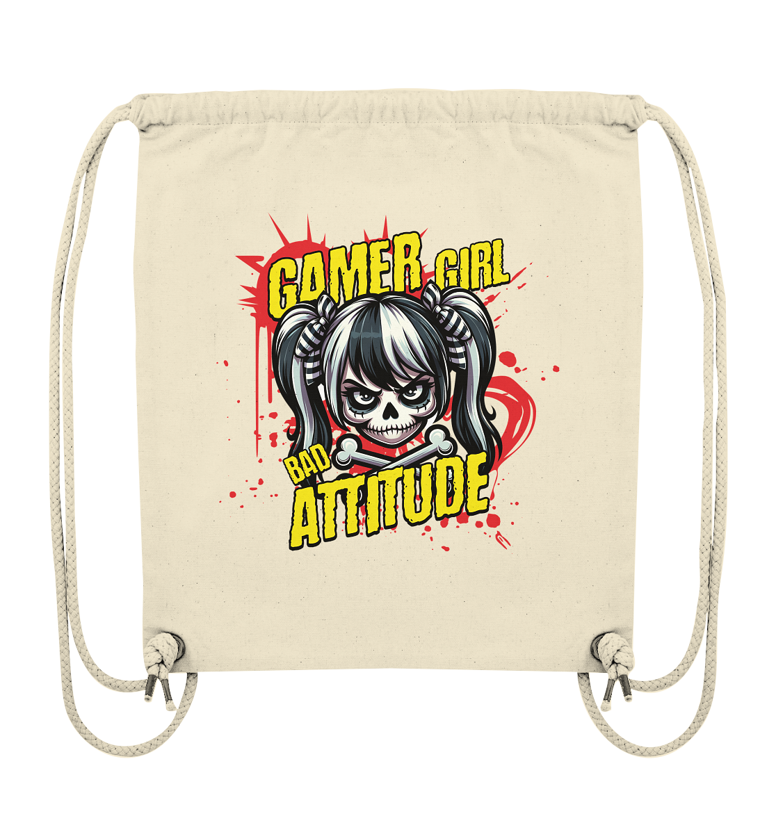 Trashball "Gamer Girl" - Organic Gym-Bag