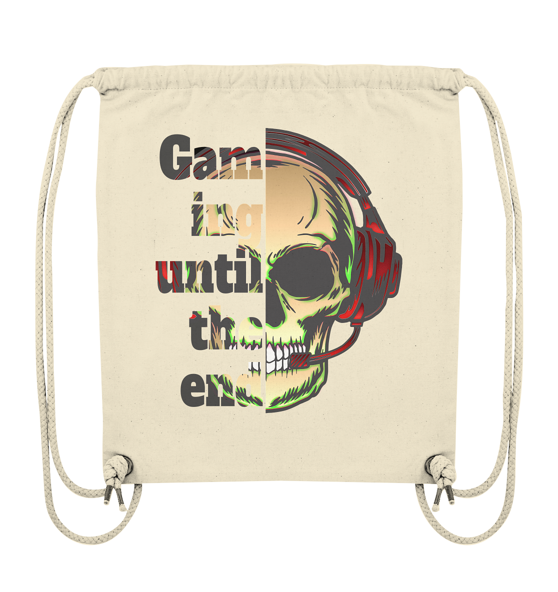 Trashball "Gaming until the end" - Organic Gym-Bag