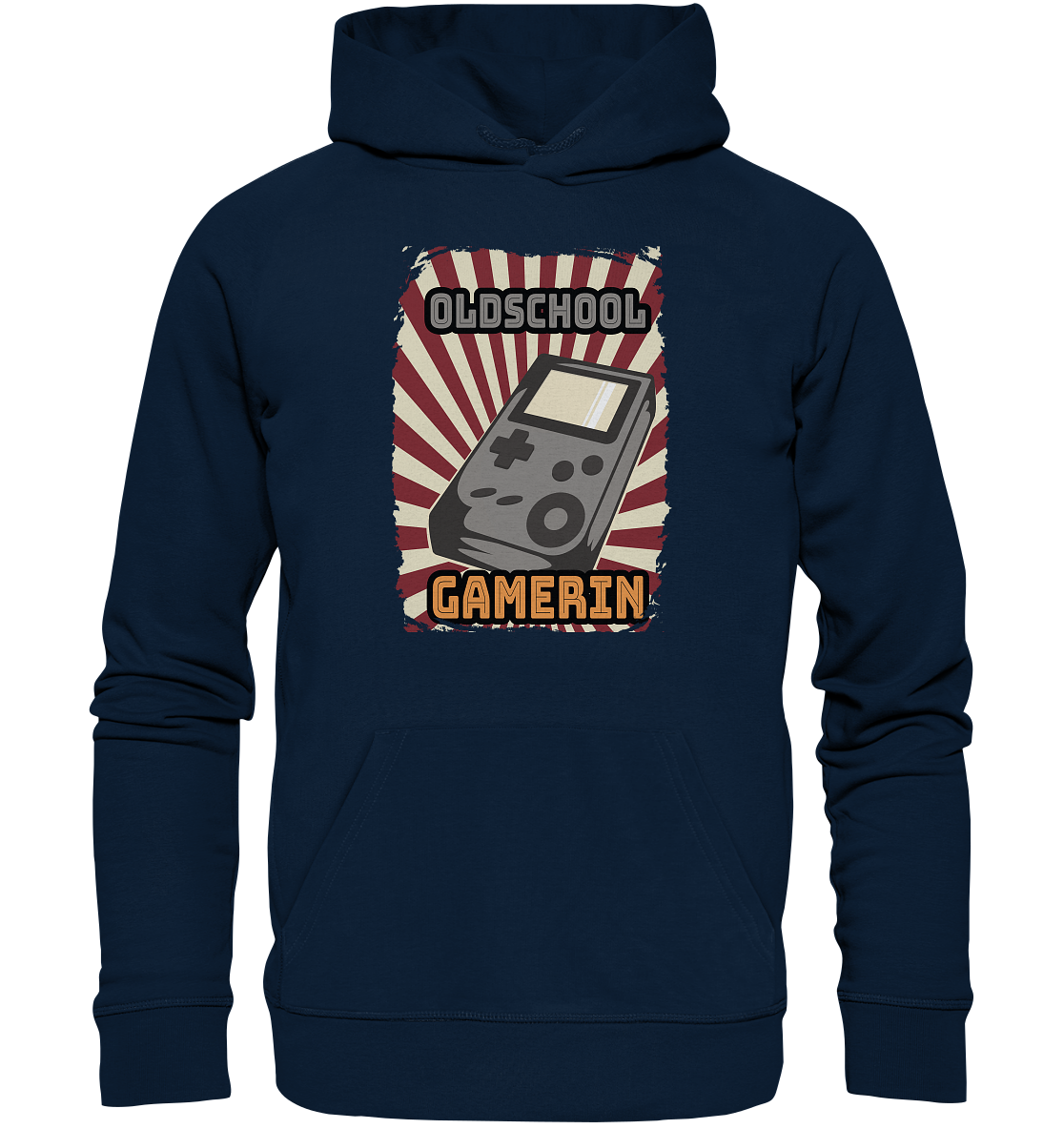 Trashball "Oldschool Gamerin" - Organic Hoodie