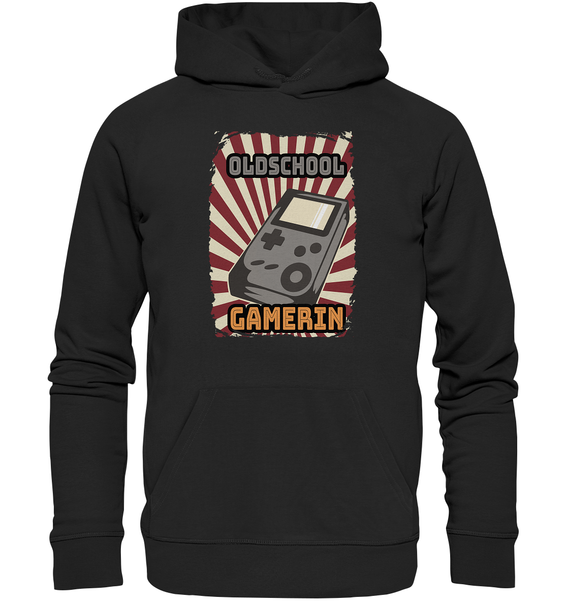 Trashball "Oldschool Gamerin" - Organic Hoodie