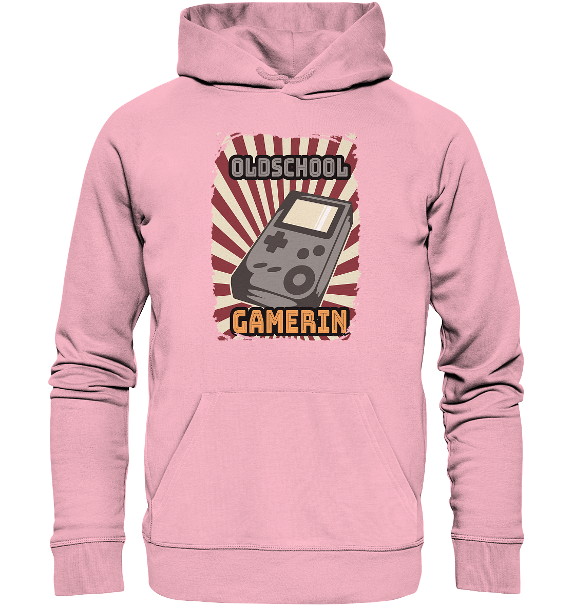 Trashball "Oldschool Gamerin" - Organic Hoodie