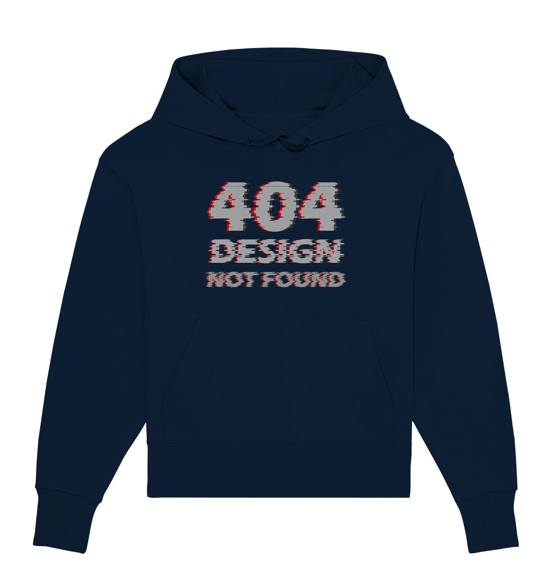 Trashball "404" - Organic Oversize Hoodie