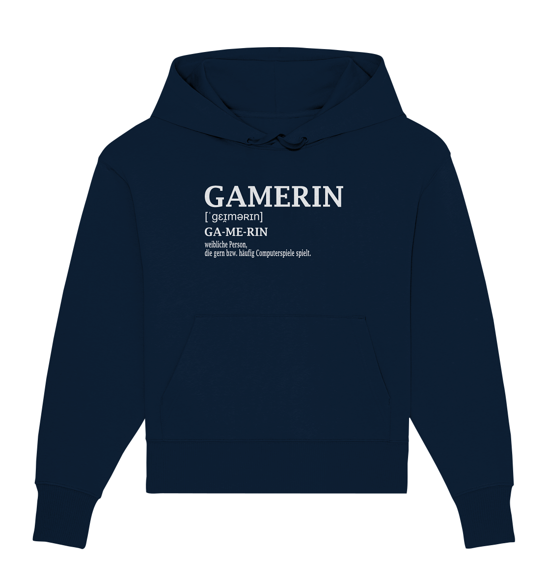 Trashball "Gamerin Defintion" - Organic Oversize Hoodie