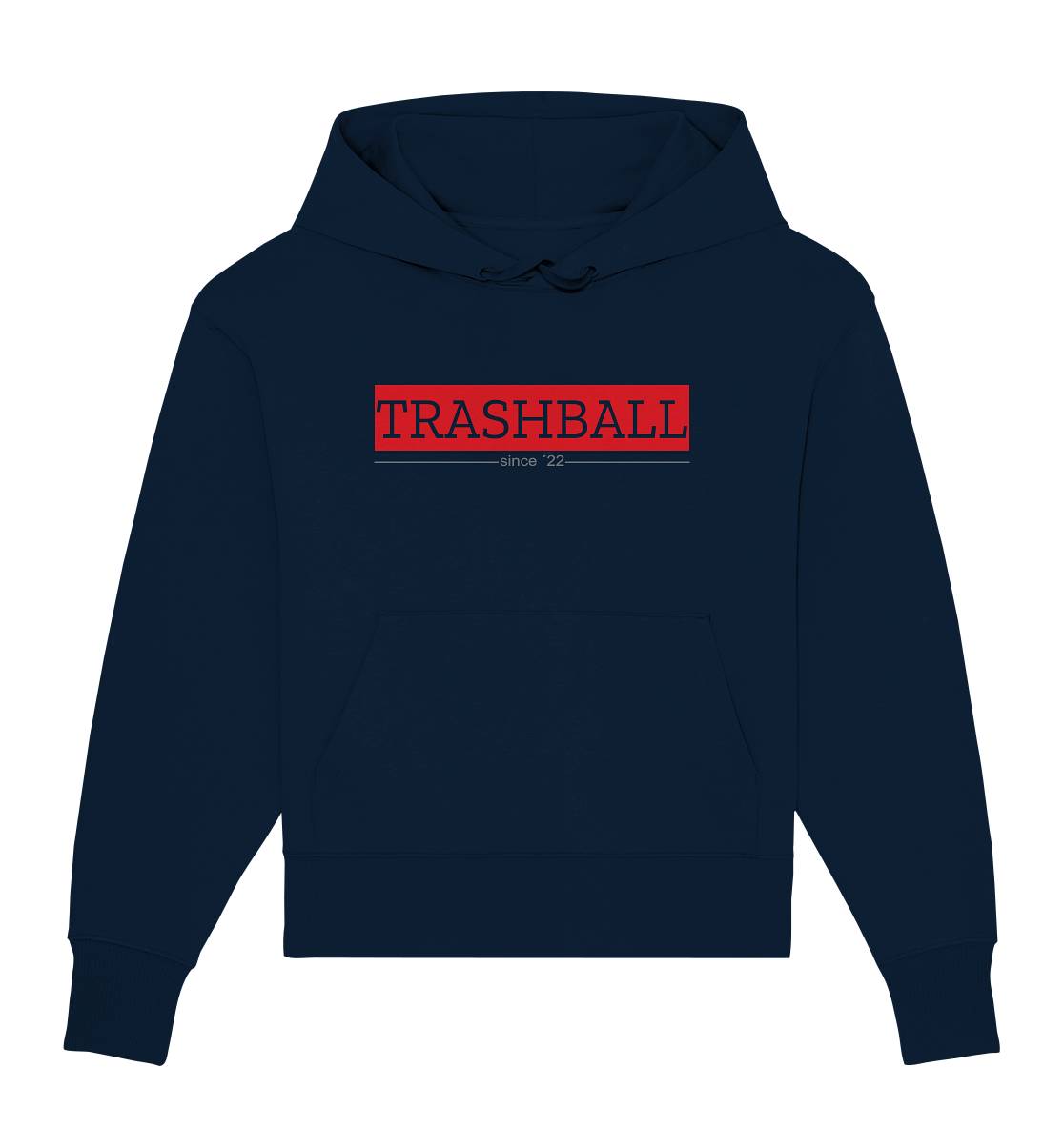 Trashball "Klassik" - Organic Oversize Hoodie