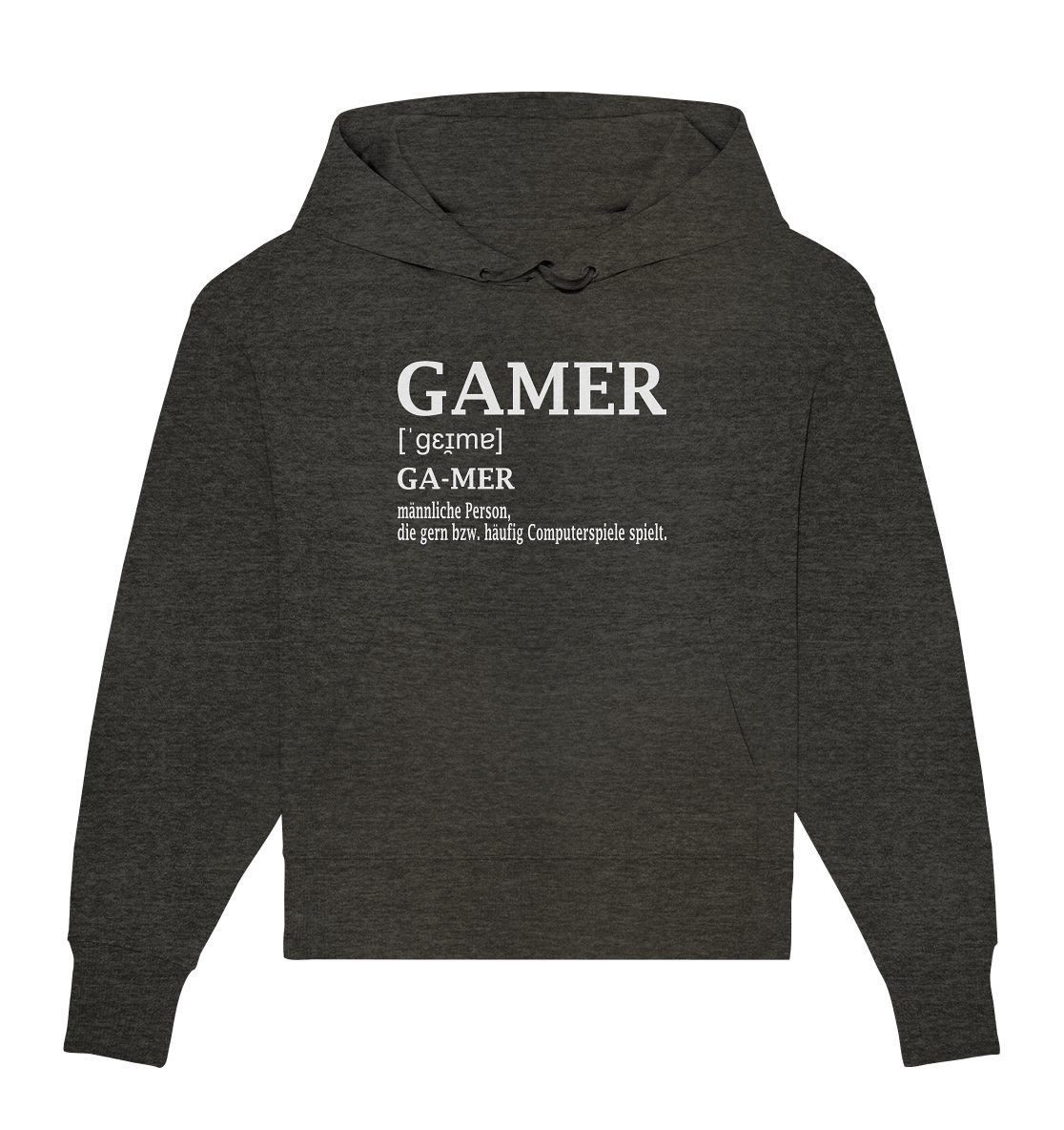 Trashball "Gamer Defintion" - Organic Oversize Hoodie