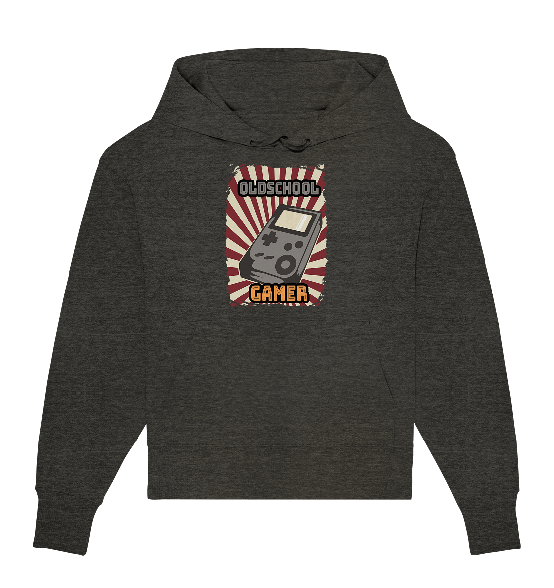 Trashball "Oldschool Gamer" - Organic Oversize Hoodie