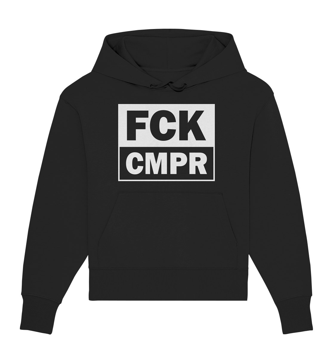 Trashball "FCKCMPR" - Organic Oversize Hoodie