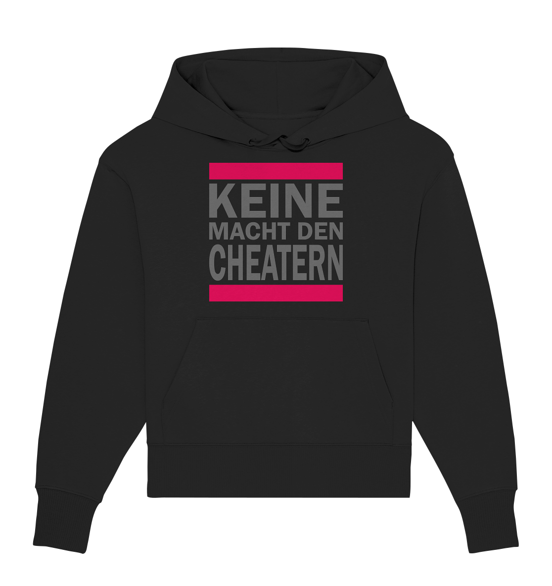 Trashball "Keine Macht den Cheatern" - Organic Oversize Hoodie