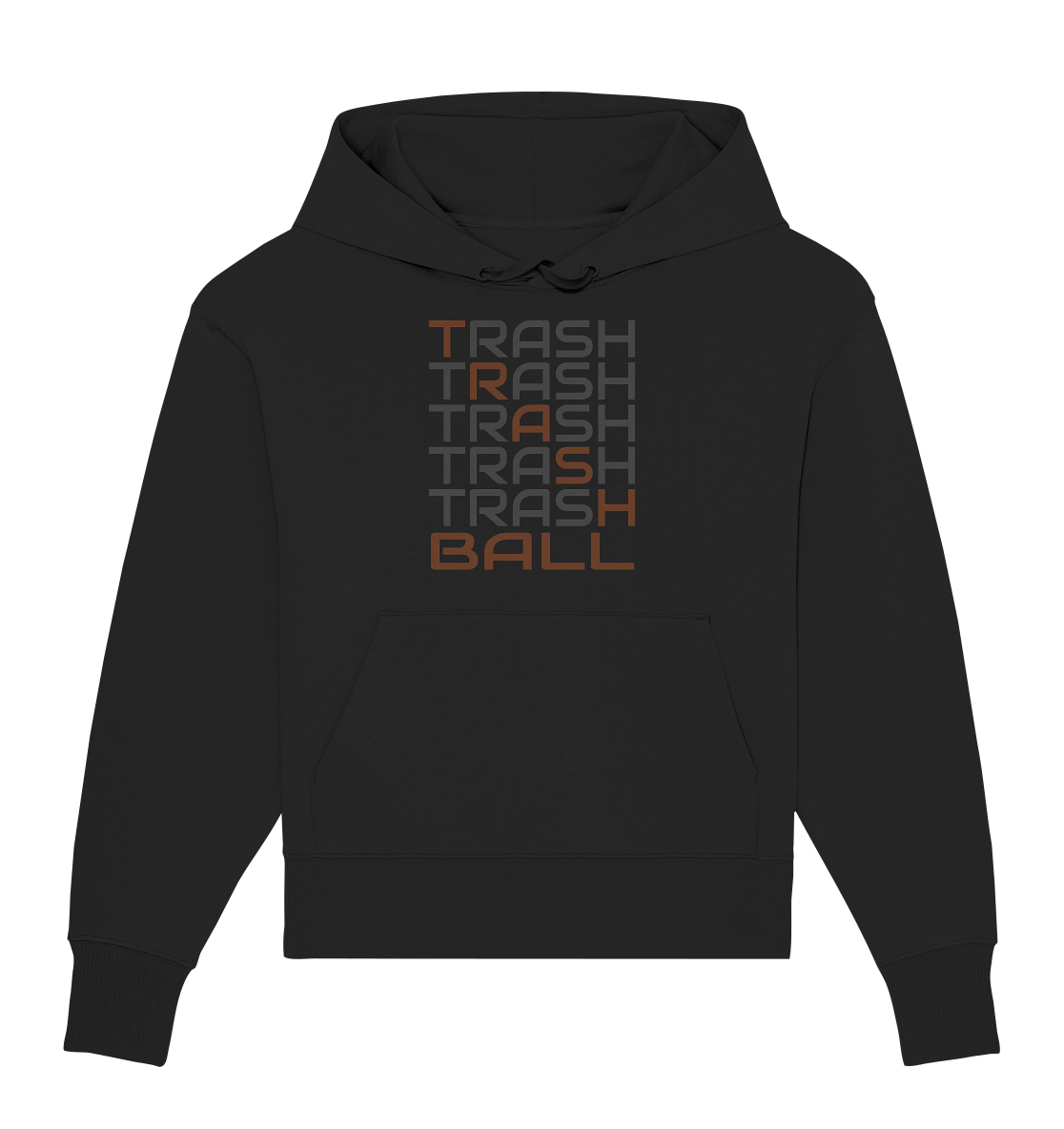 Trashball "Trash" - Organic Oversize Hoodie