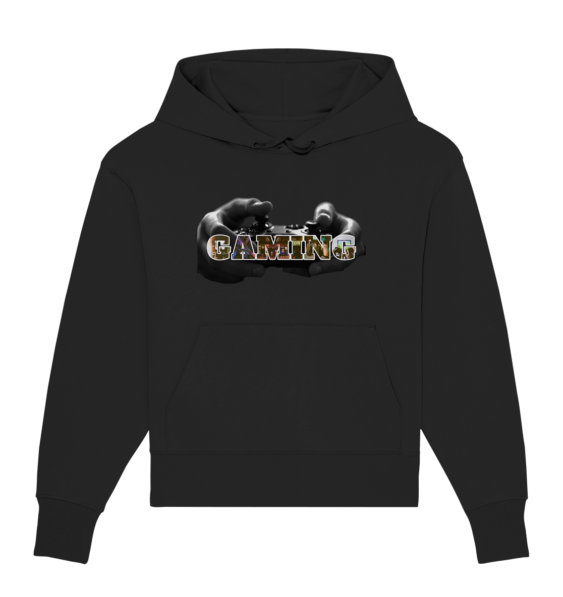 Trashball "Gaming Hands" - Organic Oversize Hoodie