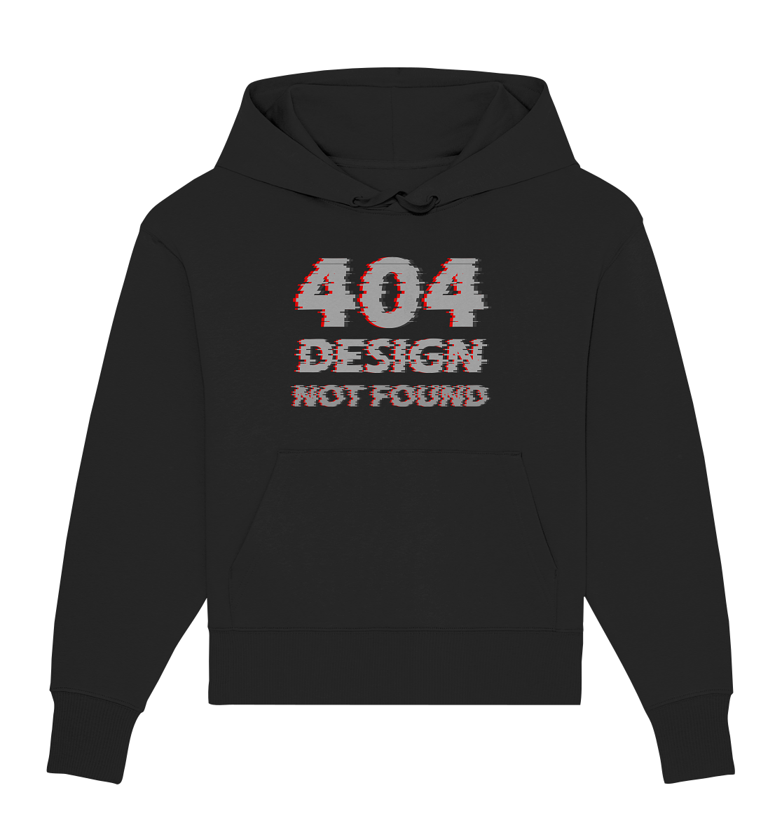 Trashball "404" - Organic Oversize Hoodie