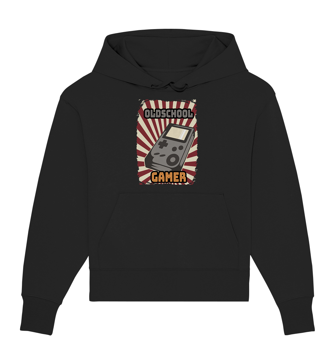 Trashball "Oldschool Gamer" - Organic Oversize Hoodie