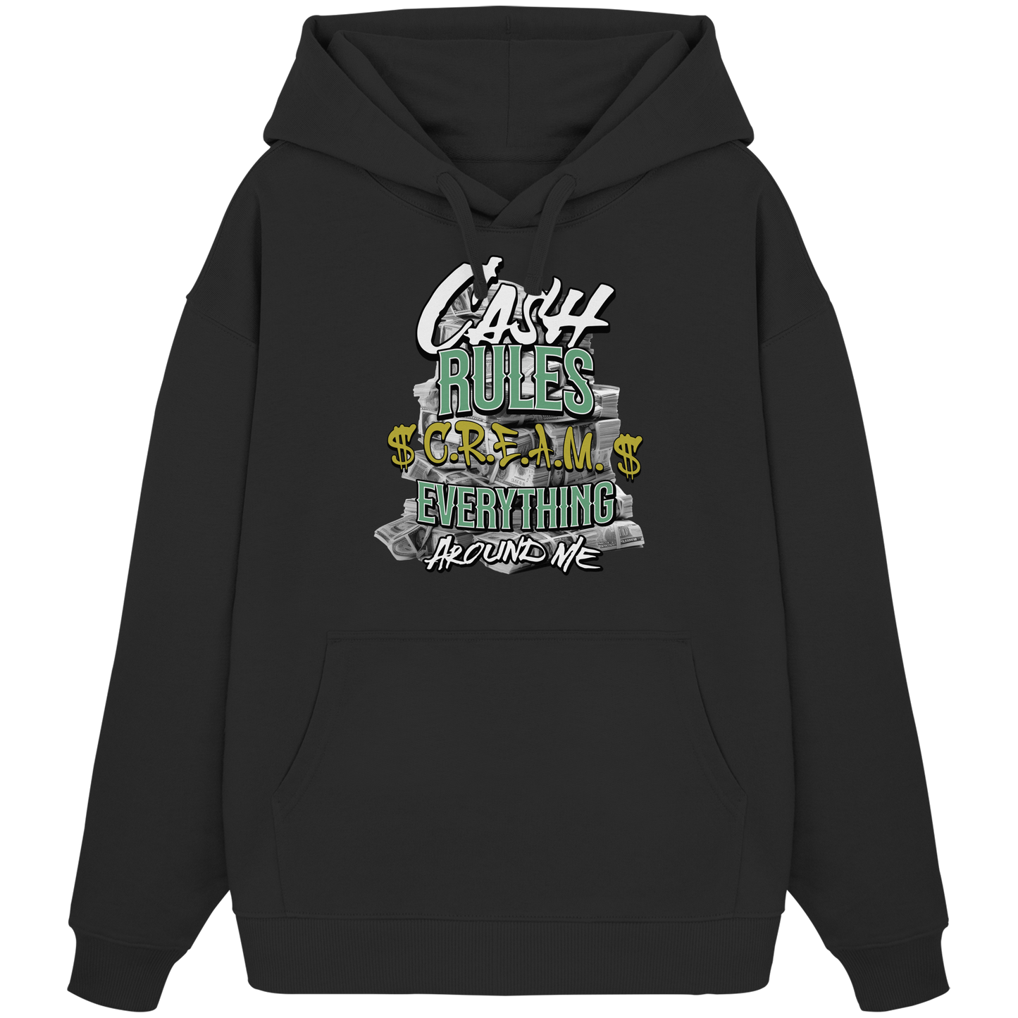 Trashball "C.R.E.A.M." - Organic Oversize Hoodie