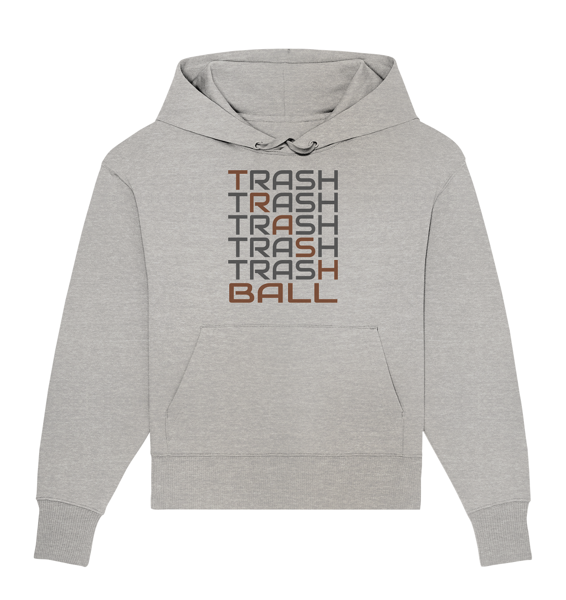 Trashball "Trash" - Organic Oversize Hoodie