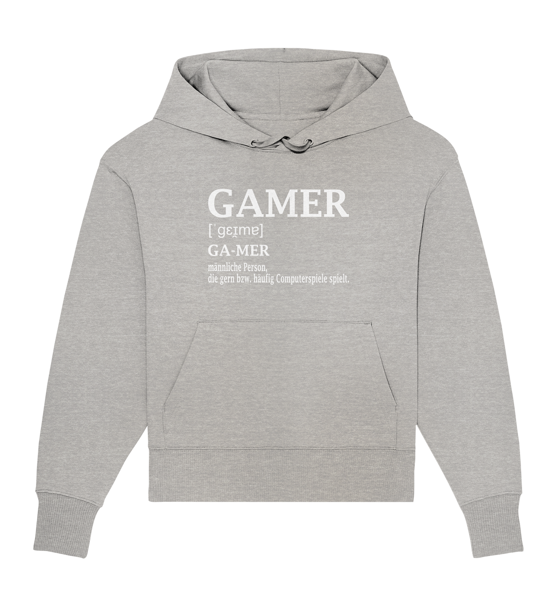 Trashball "Gamer Defintion" - Organic Oversize Hoodie