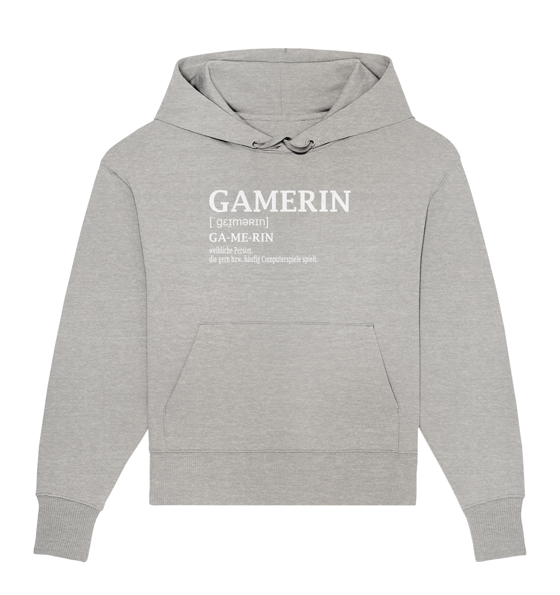 Trashball "Gamerin Defintion" - Organic Oversize Hoodie