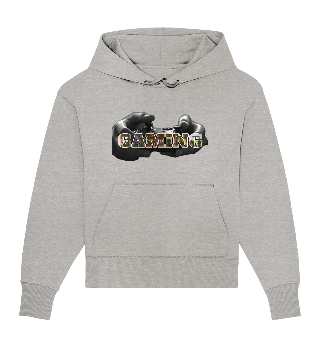 Trashball "Gaming Hands" - Organic Oversize Hoodie