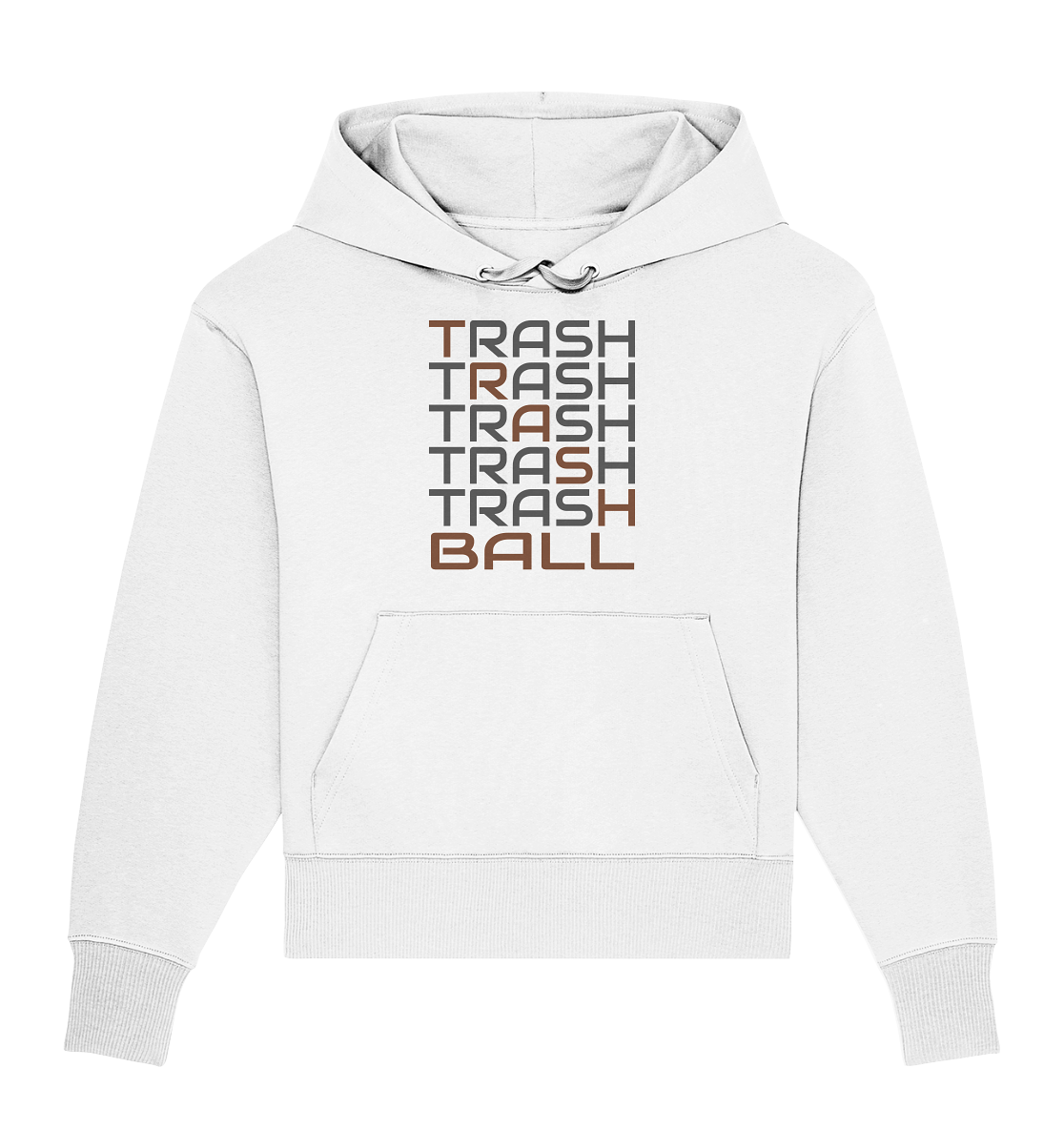 Trashball "Trash" - Organic Oversize Hoodie