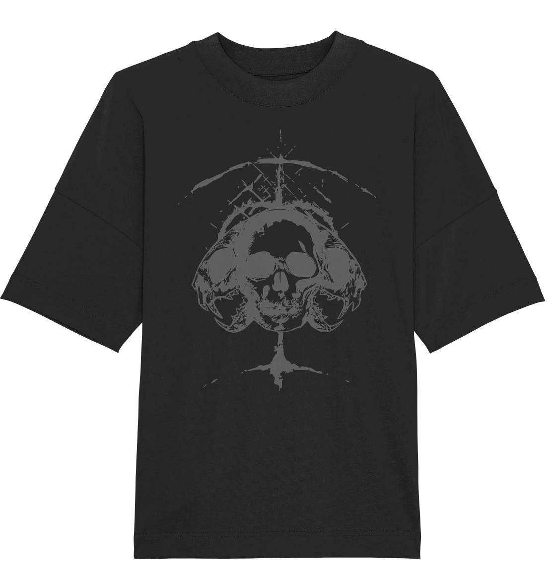 Darksign "Heads" - Organic Oversize Shirt