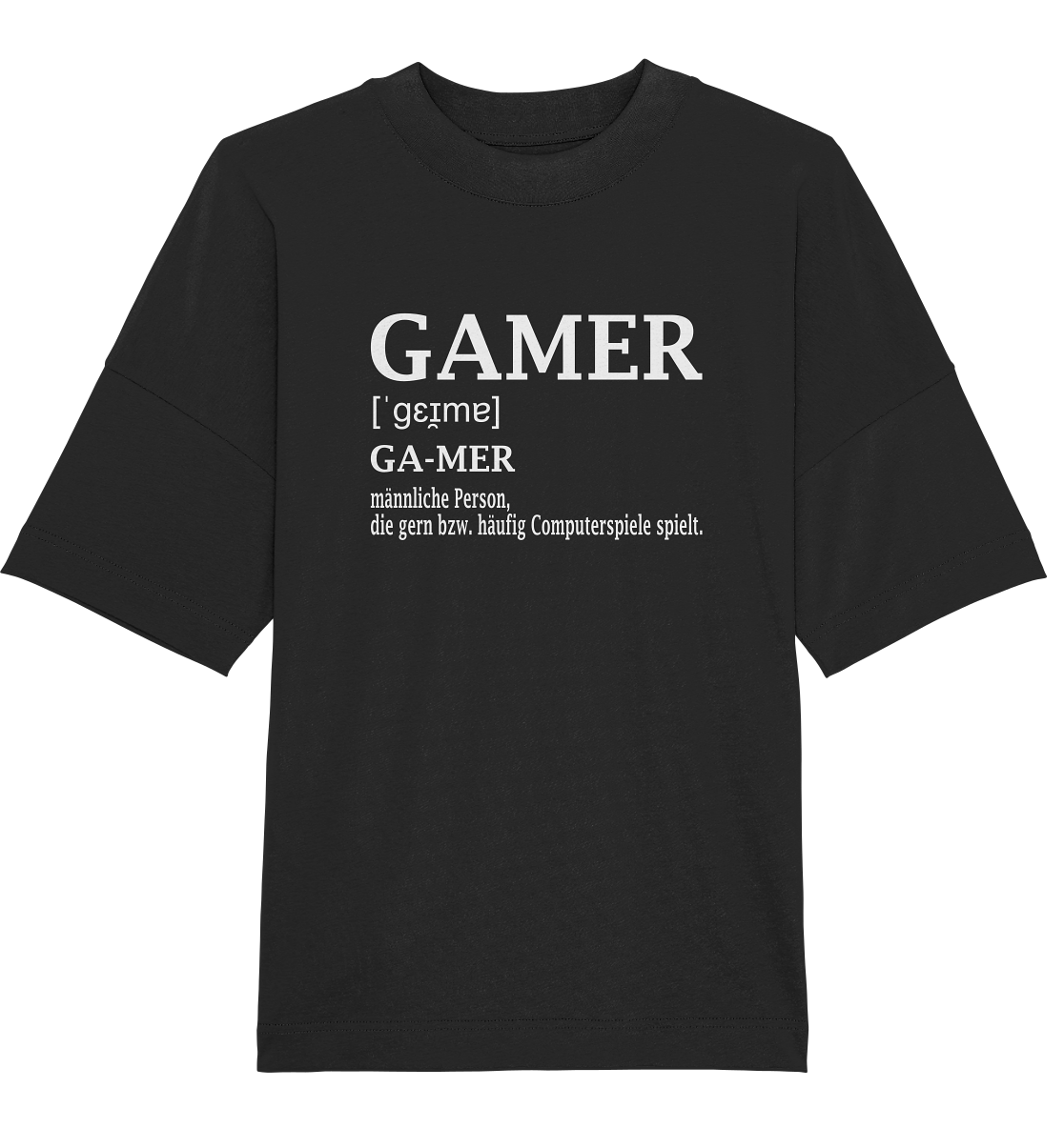 Trashball "Gamer Defintion" - Organic Oversize Shirt