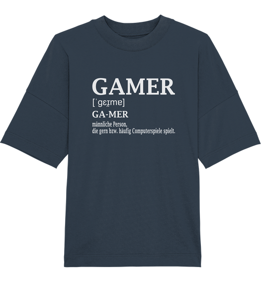 Trashball "Gamer Defintion" - Organic Oversize Shirt