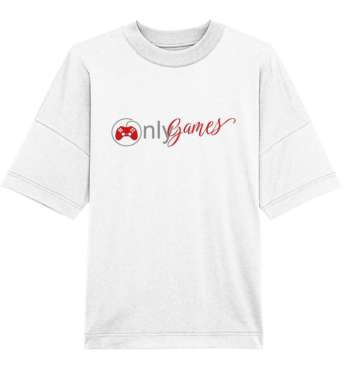 Trashball "Only Games" - Organic Oversize Shirt