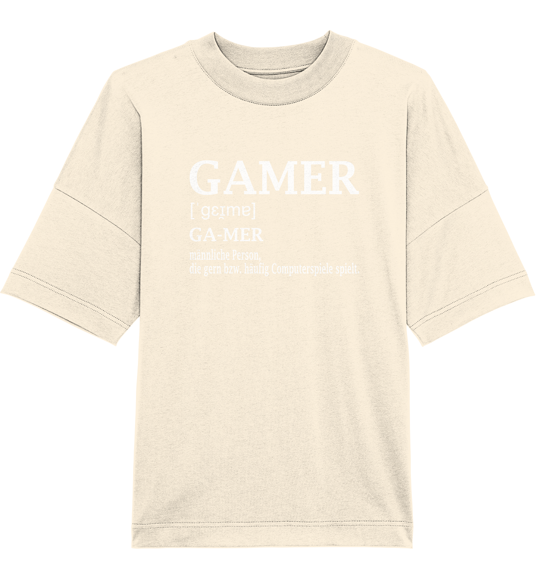 Trashball "Gamer Defintion" - Organic Oversize Shirt