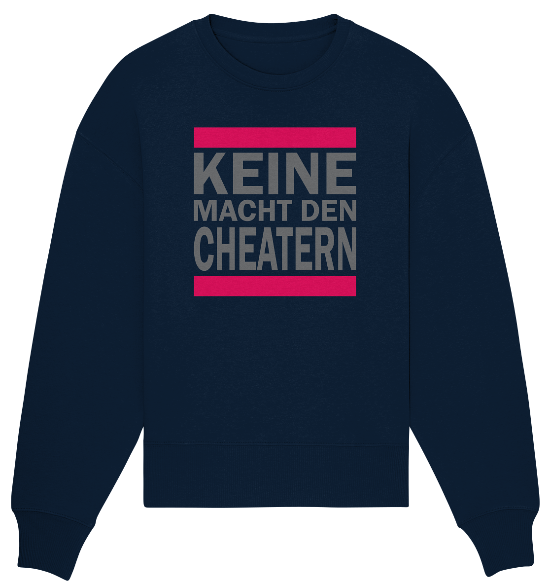 Trashball "Keine Macht den Cheatern" - Organic Oversize Sweatshirt