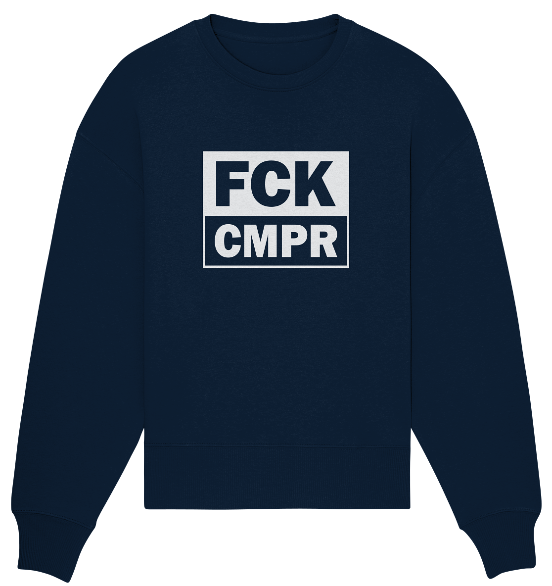 Trashball "FCKCMPR" - Organic Oversize Sweatshirt