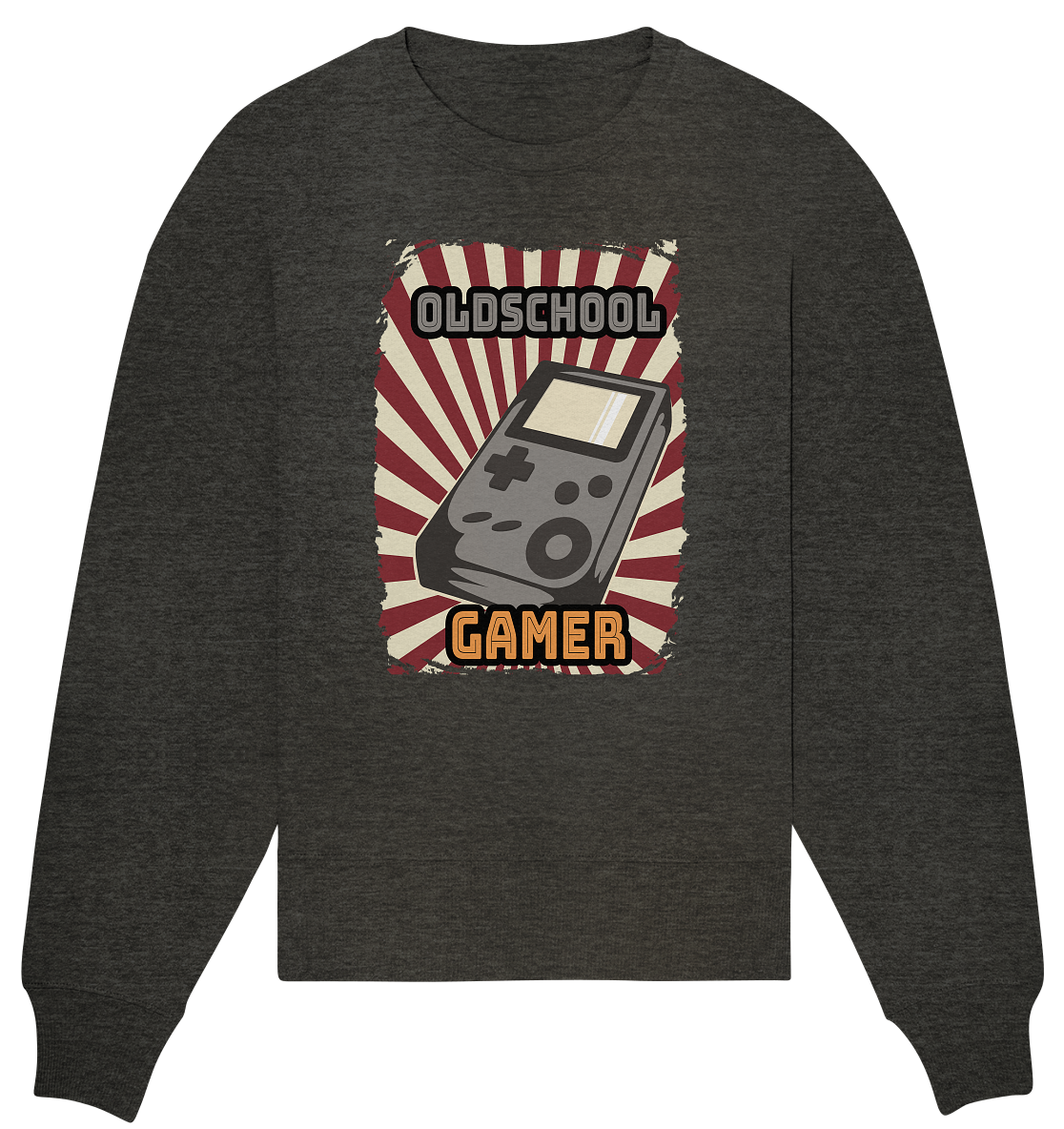 Trashball "Oldschool Gamer" - Organic Oversize Sweatshirt