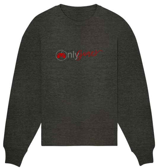 Trashball "Only Games" - Organic Oversize Sweatshirt