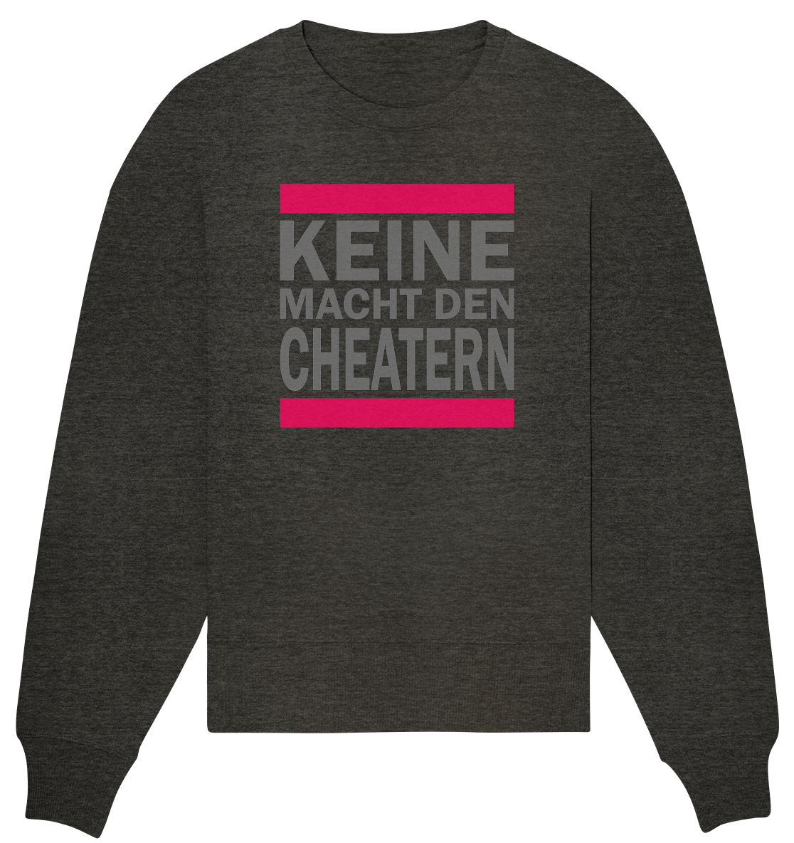 Trashball "Keine Macht den Cheatern" - Organic Oversize Sweatshirt