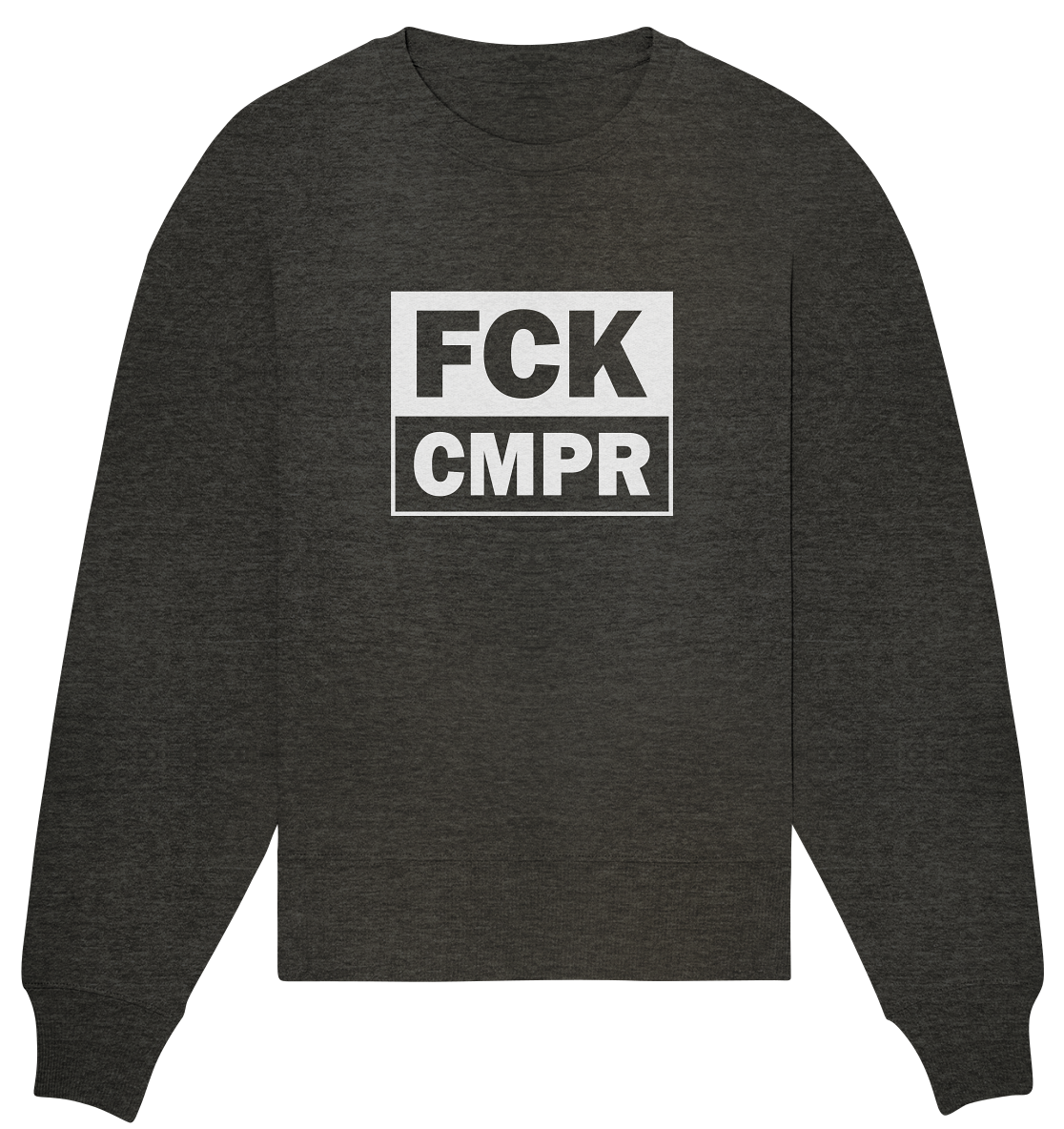 Trashball "FCKCMPR" - Organic Oversize Sweatshirt