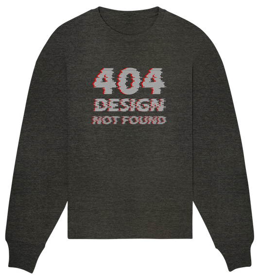 Trashball "404" - Organic Oversize Sweatshirt