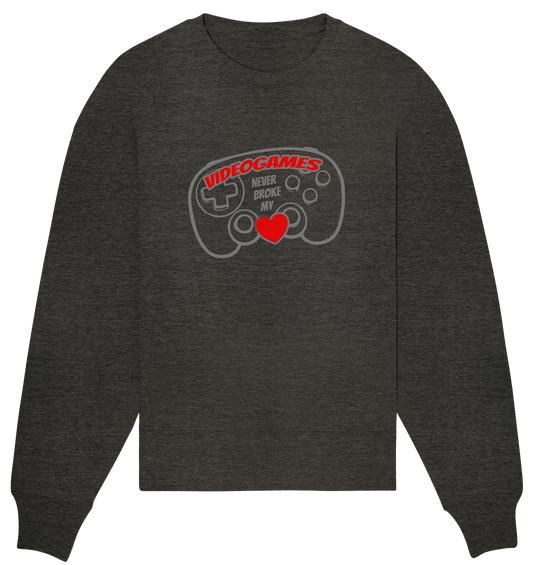 Trashball "Never Broke my Heart" - Organic Oversize Sweatshirt