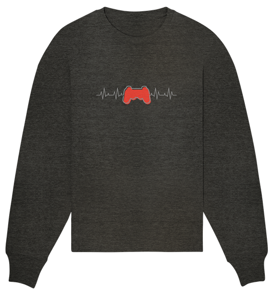 Trashball "Heartbeat" - Organic Oversize Sweatshirt