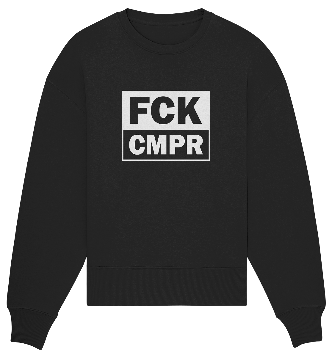 Trashball "FCKCMPR" - Organic Oversize Sweatshirt