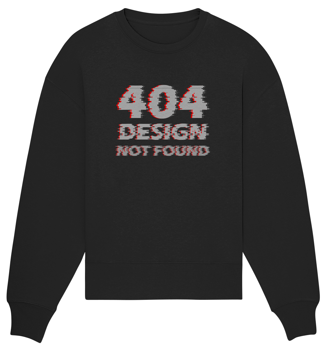 Trashball "404" - Organic Oversize Sweatshirt