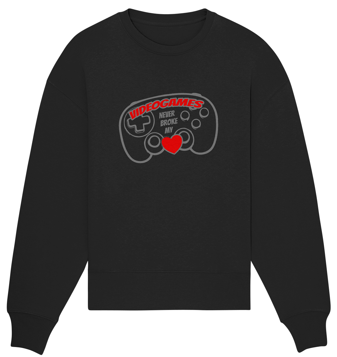 Trashball "Never Broke my Heart" - Organic Oversize Sweatshirt