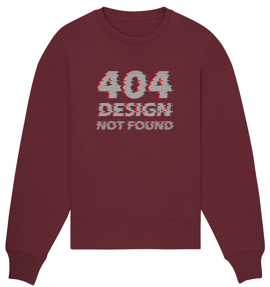 Trashball "404" - Organic Oversize Sweatshirt