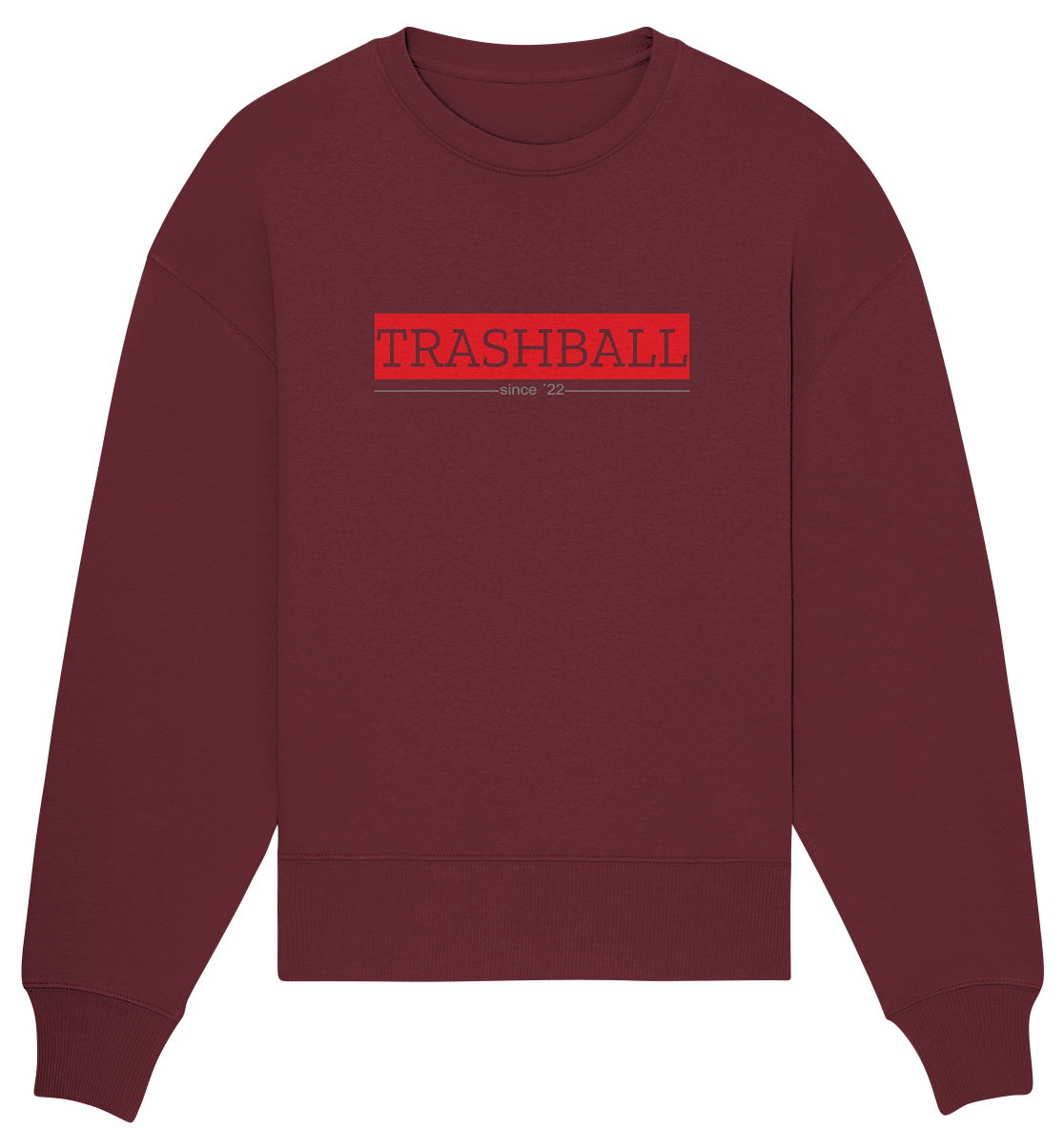 Trashball "Klassik" - Organic Oversize Sweatshirt