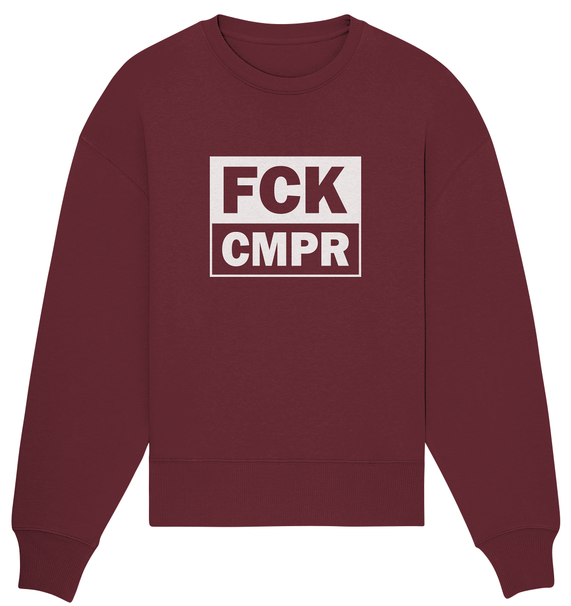 Trashball "FCKCMPR" - Organic Oversize Sweatshirt