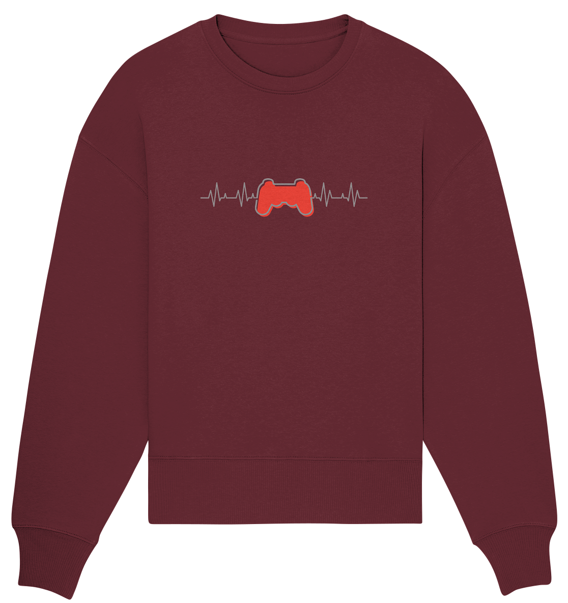 Trashball "Heartbeat" - Organic Oversize Sweatshirt