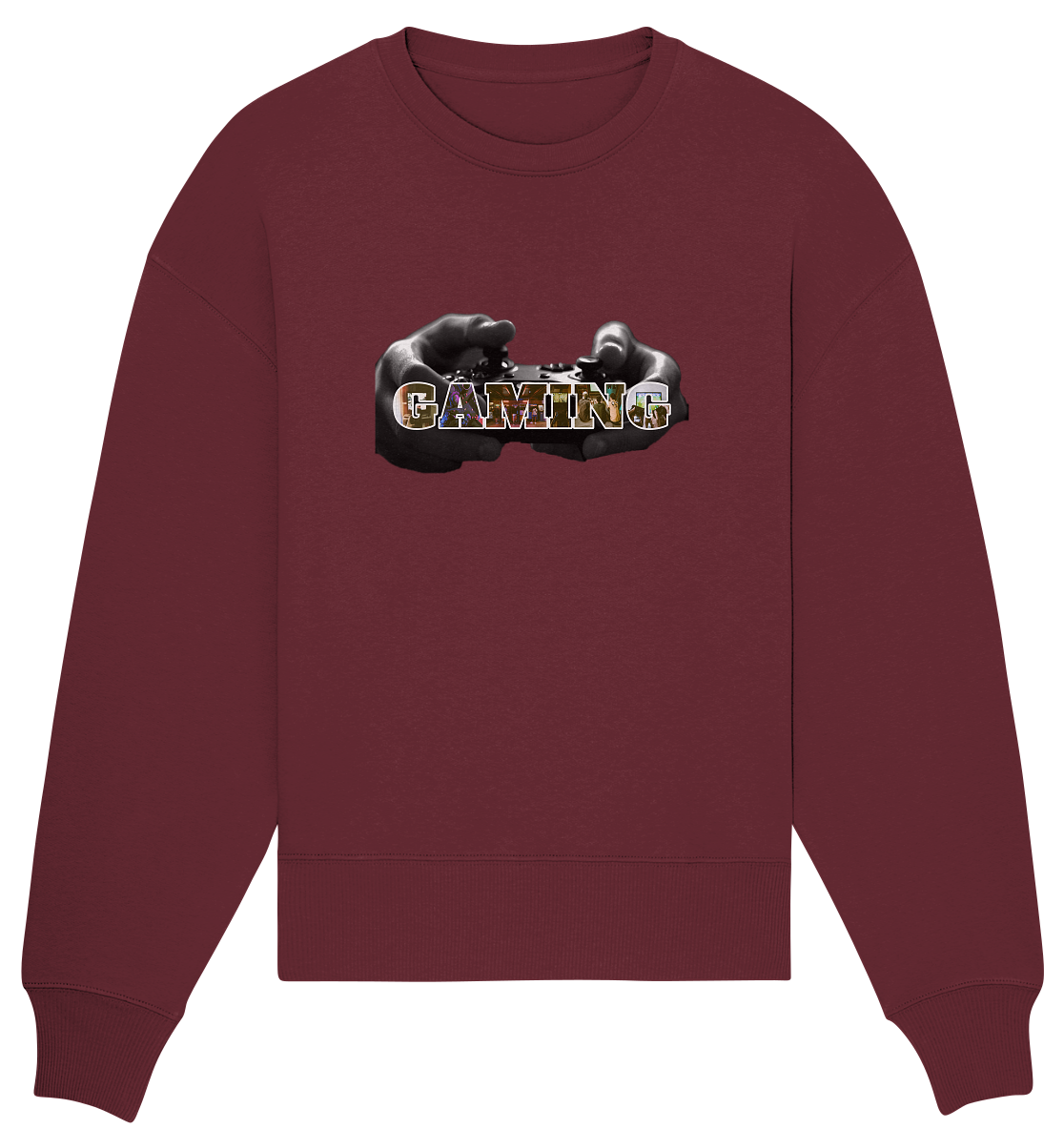 Trashball "Gaming Hands" - Organic Oversize Sweatshirt