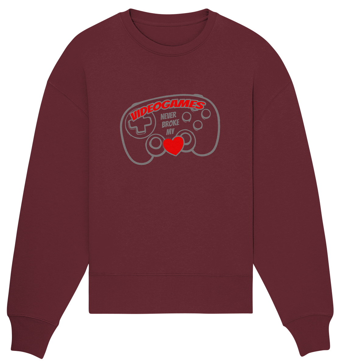 Trashball "Never Broke my Heart" - Organic Oversize Sweatshirt